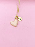 Best Valentine's Day Gifts, Sweet Gifts, Pink Heart Necklace, Personalized Birthday Gift, N4319