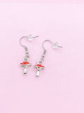 Silver Mushroom Earrings, N3354