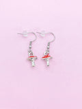 Silver Mushroom Earrings, N3354