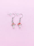 Silver Mushroom Earrings, N3354