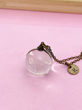 Bronze Dandelion Charm Necklace, Wish Birthday Mother's Day Gifts Ideas, N200A