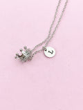 Silver Crown Necklace, N5597A