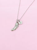 Silver Cucumber Necklace, N774A