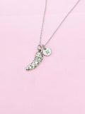 Silver Cucumber Necklace, N774A