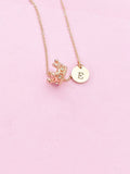 Gold Crown Necklace, N5597B