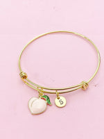 Gold Pink Peach Bracelet, N1236A