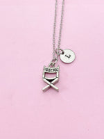 Silver Director Chair Necklace N4929B