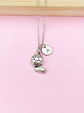 Silver Soccer Cleat Shoe Charm Necklace, Girl Soccer Team Gift, N780