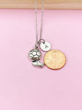 Silver Soccer Cleat Shoe Charm Necklace, Girl Soccer Team Gift, N780