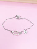 Silver Freedom Handcuff Bracelet, N1483B