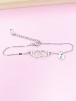 Silver Freedom Handcuff Bracelet, N1483B
