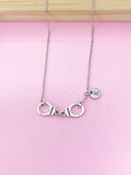 Silver Handcuff Necklace, N1483BC