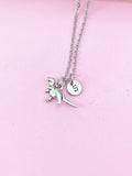 Silver Dinosaur Charm Necklace, N1915A