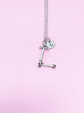 Silver Scooter Charm Necklace, N1789A