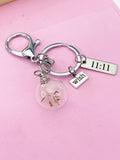 Silver 11:11 Dandelion Wish Keychain, N5690