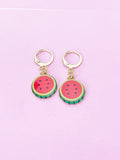 Watermelon Earrings in Gold, N2833A