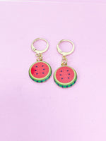 Watermelon Earrings in Gold, N2833A