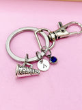Cheerleader Megaphone Keychain, Best Christmas Gifts for Cheer Leader, N5299B