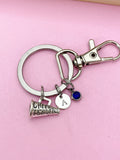 Cheerleader Megaphone Keychain, Best Christmas Gifts for Cheer Leader, N5299B