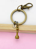 King Chess Piece Keychain, Chess Piece in Option, Personalized Customized Jewelry Gift, N5124A
