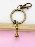 King Chess Piece Keychain, Chess Piece in Option, Personalized Customized Jewelry Gift, N5124A