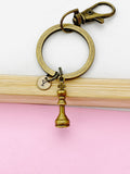 King Chess Piece Keychain, Chess Piece in Option, Personalized Customized Jewelry Gift, N5124A