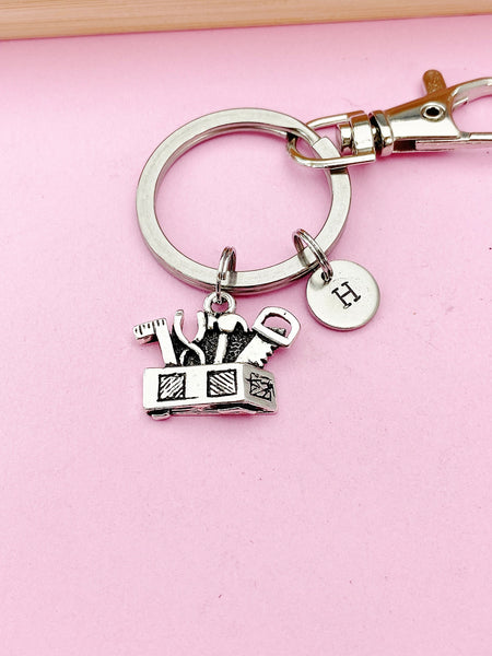 Silver Tools Box Keychain, N693A