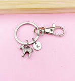 Silver Lamb Charm Keychain, N1587F