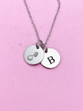 Silver Sousaphone Charm Necklace Music Instrument School Marching Band Gifts Idea Personalized Customized Made to Order D465