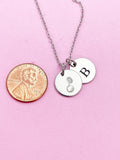 Silver Sousaphone Charm Necklace Music Instrument School Marching Band Gifts Idea Personalized Customized Made to Order D465