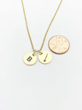Gold or Silver Clarinet Charm Necklace Music Instrument School Marching Band Gifts, D489
