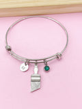 Silver Paint Brush Charm Bracelet, N1507D