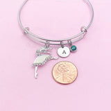 Silver Ballet Dance Bracelet, N227