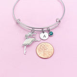 Silver Ballet Dance Bracelet, N227