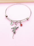 Silver Gecko Wings Charm Bracelet, N5699B