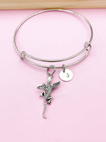 Silver Gecko Wings Charm Bracelet, N5699C