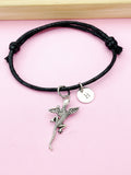 Silver Flying Lizard Charm Bracelet, N5699D