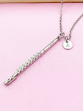 Silver Flute Charm Necklace, N5700A