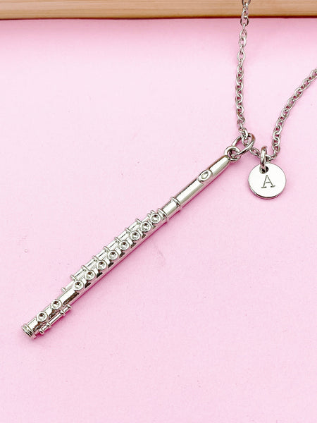 Silver Flute Charm Necklace, N5700A