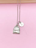 Silver Backpack Charm Necklace, N3678