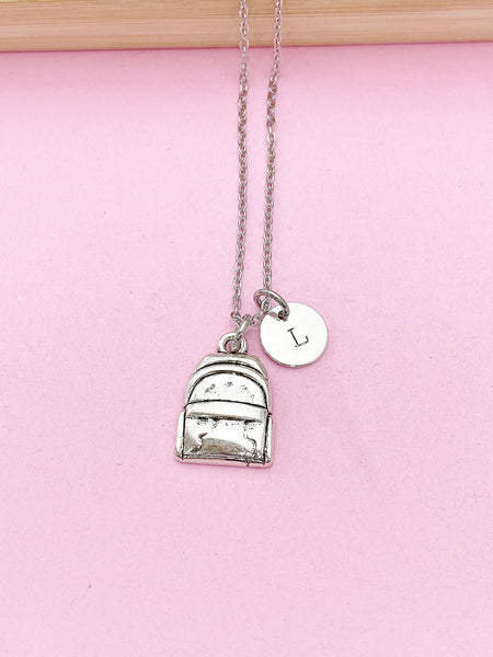 Silver Backpack Charm Necklace, N3678