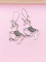 Unicorn Skeleton Earrings, N5146A