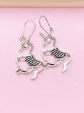 Unicorn Skeleton Earrings, N5146A