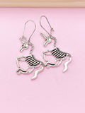 Unicorn Skeleton Earrings, N5146A