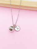 Silver Basketball Charm Necklace, N5001