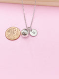 Silver Basketball Charm Necklace, N5001