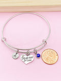 Silver Daughter in Law Charm Bracelet, N2127