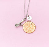 Silver Ice Cream Scoop Charm Necklace, N506