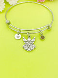 Silver Guardian Angel Charm Bracelet, N1705