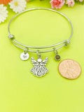 Silver Guardian Angel Charm Bracelet, N1705